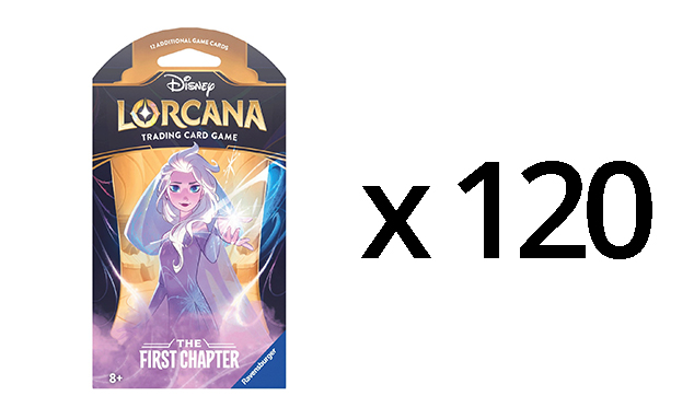 Disney Lorcana The First Chapter Sleeved Booster CASE (120ct)